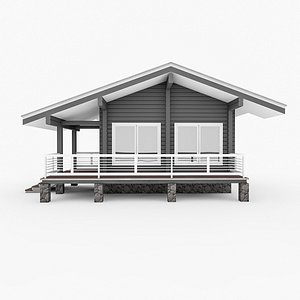 3ds home sauna wooden log