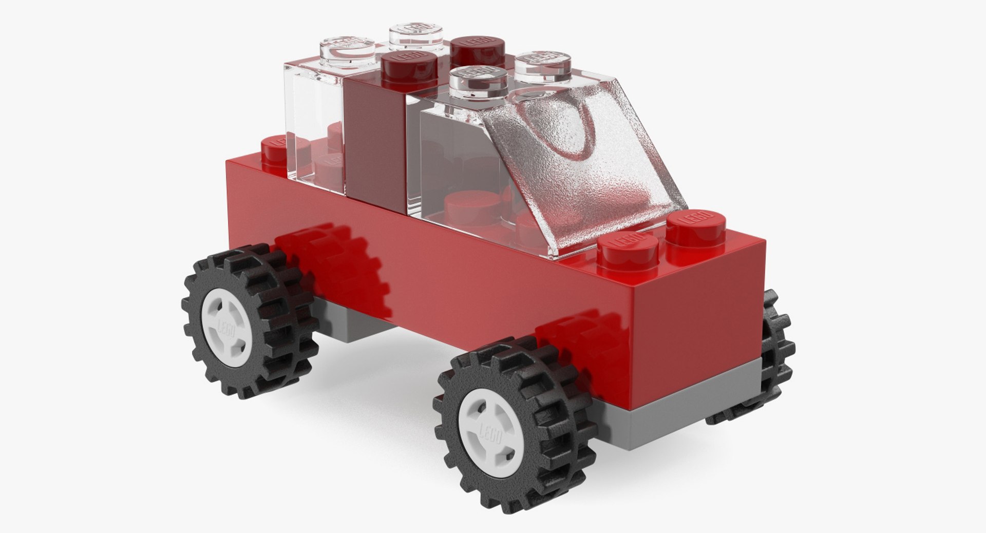 Lego Toycar 3D Model 3D model preview