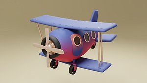 Cartoon plane 3D Model 3D model