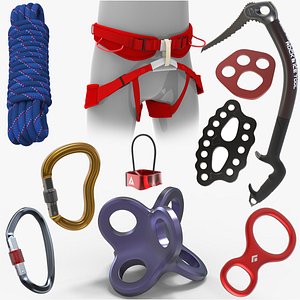 3D Climbing Gear Essentials 2 model