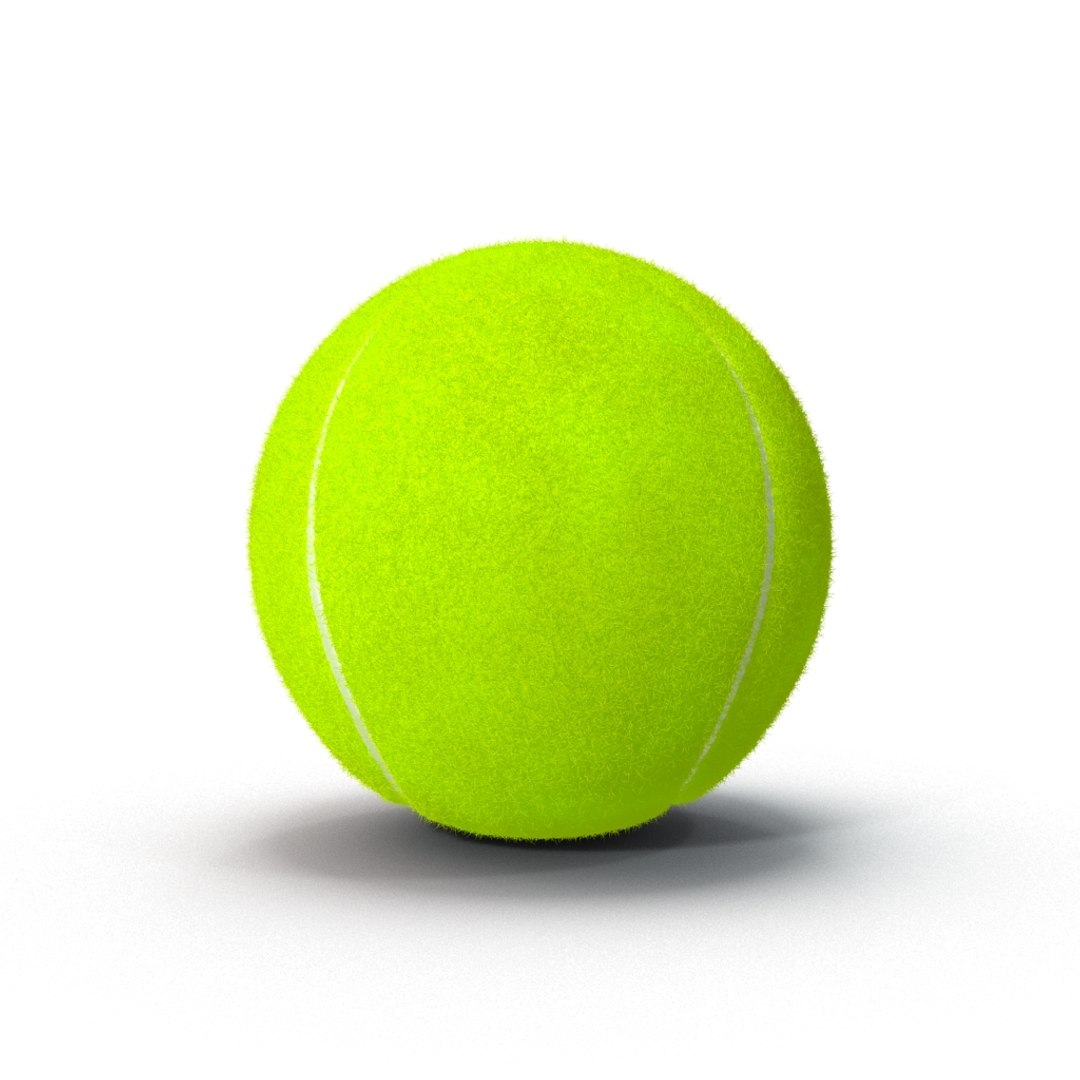 Tennis Ball Furry Fur 3d Max