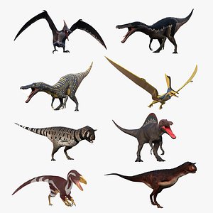 Dinosaur Bundle 01 3D model