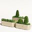 Octagonal trough planter