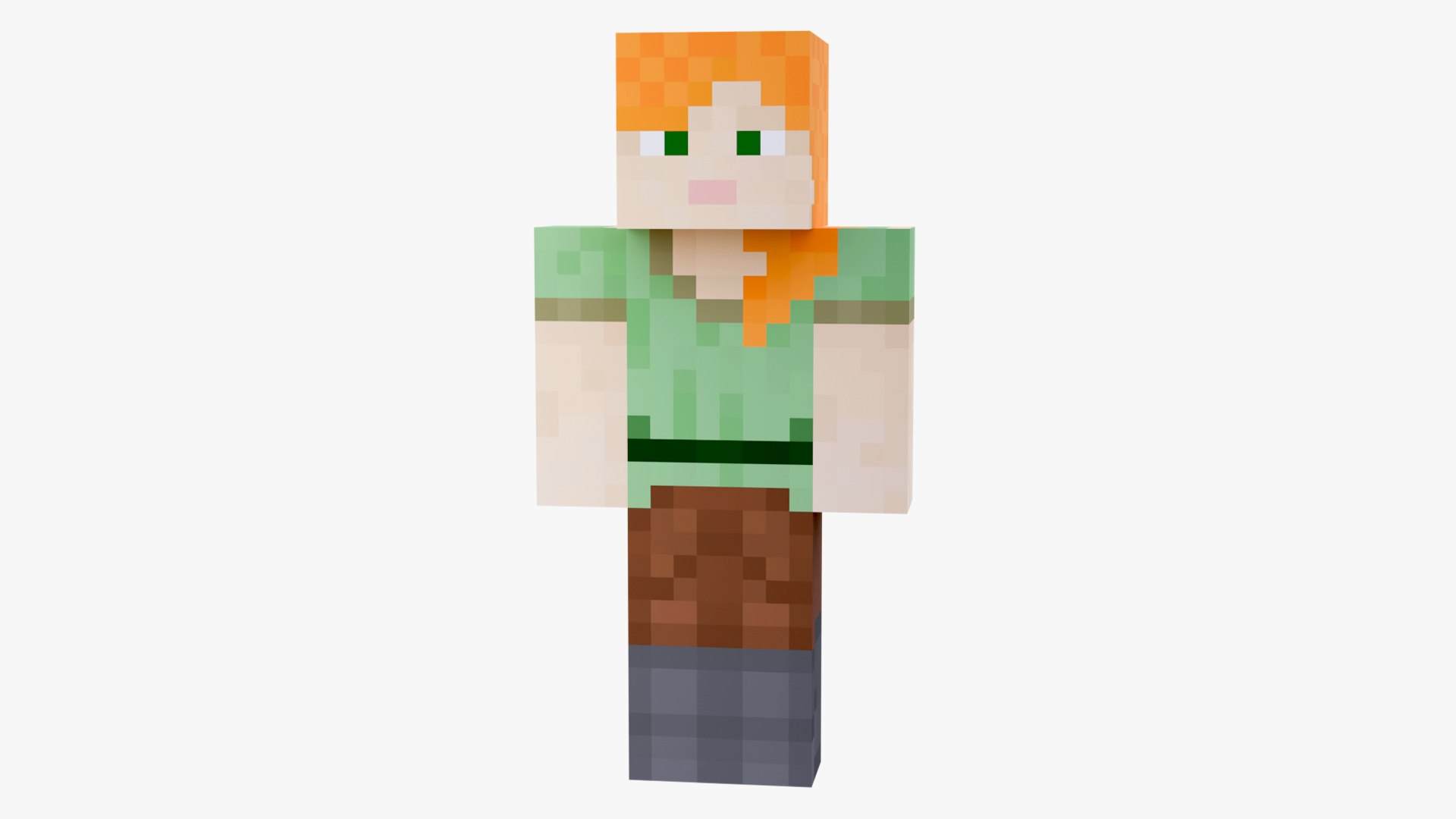 3D Minecraft Alex Rigged 3D Model Game Ready 4K PBR model https://p.turbosquid.com/ts-thumb/S4/32YGqD/1m/alex4/png/1785607260/1920x1080/fit_q87/f69ac93572002d6d3d08bffcb5f3cc235e8fed77/alex4.jpg
