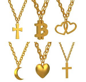 Pendant Necklace Collection model