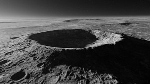 3D model Moon Crater 2