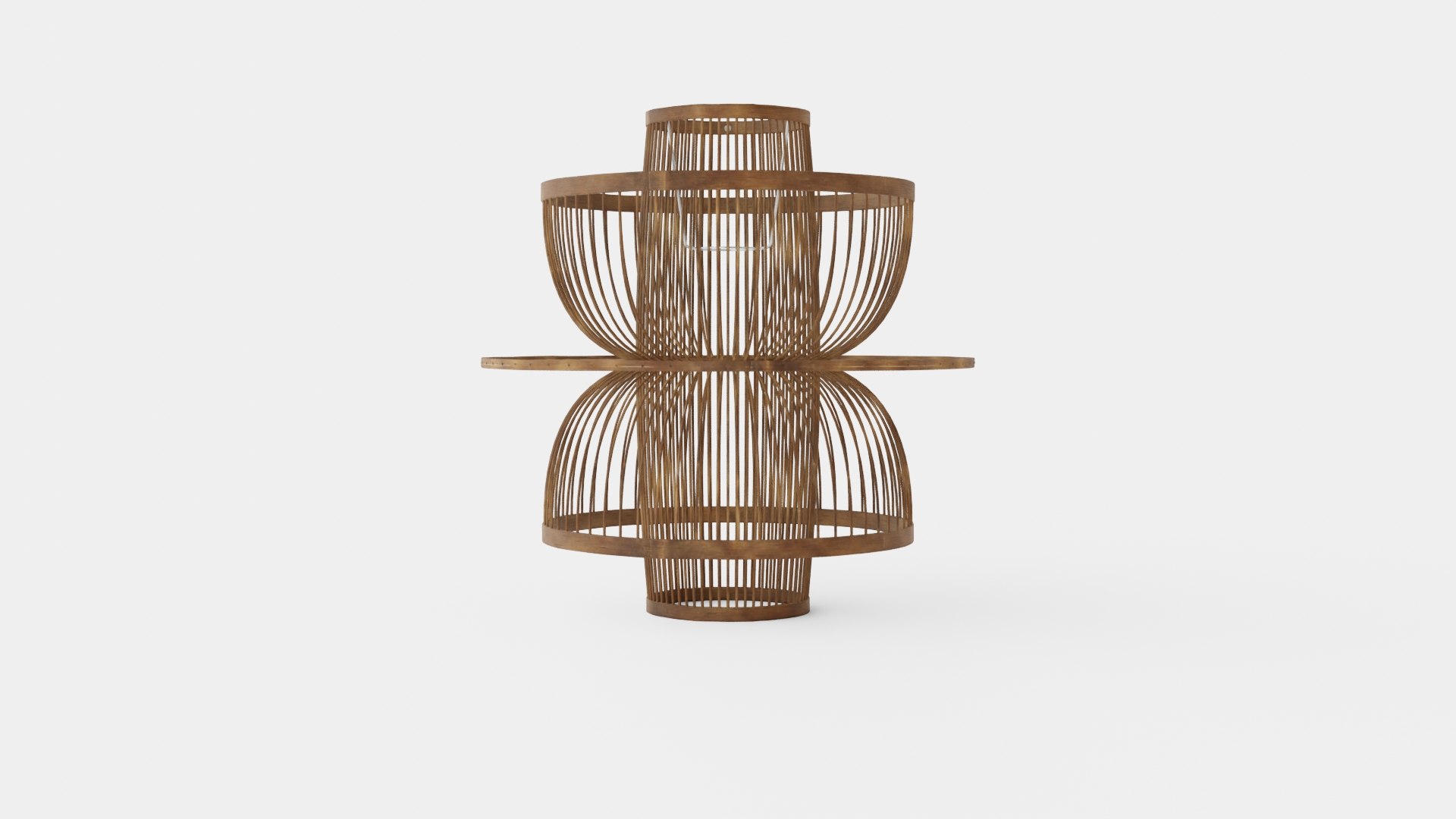 Ceiling Lamp Rattan 3D - TurboSquid 2247340