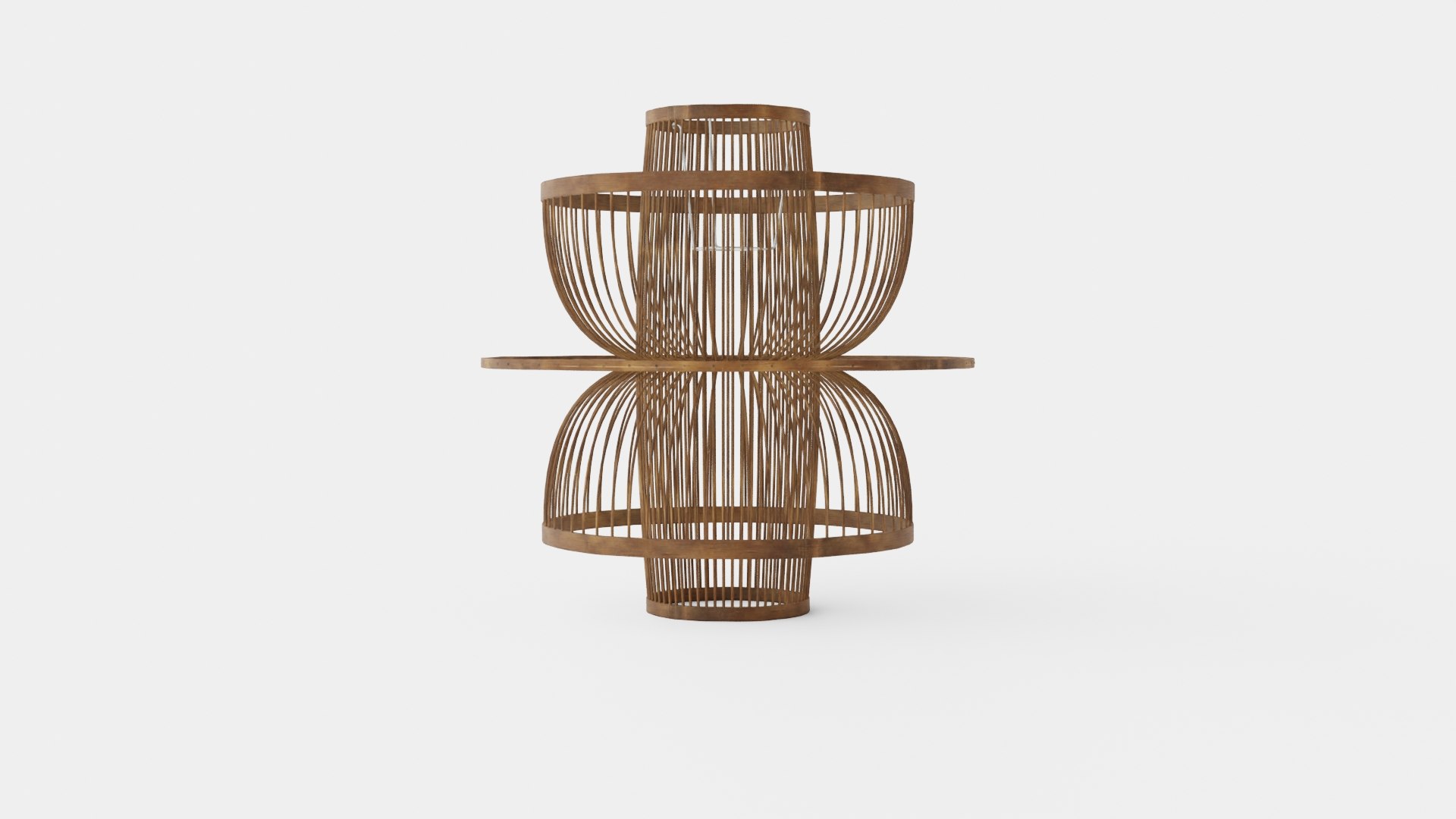 Ceiling Lamp Rattan 3D - TurboSquid 2247340