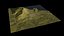 Isolated offshore mountain peaks