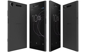 sony xperia xz1 black 3D model