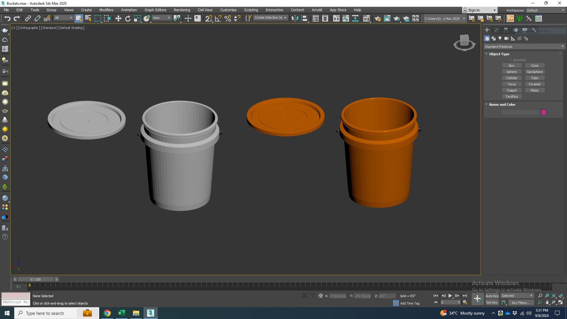 3D Model Buckets - TurboSquid 2278483