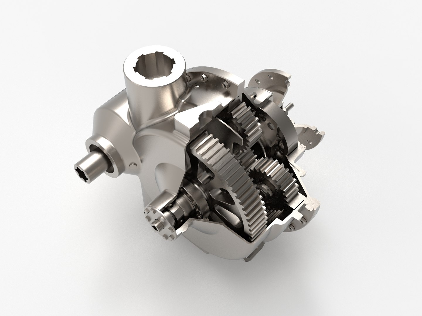 3D Gearbox Turbine Gear - TurboSquid 1427938