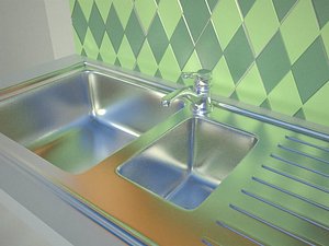 kitchen sink 3d model