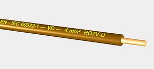 VD HO7V-U 450 750V 4 mm2  brown.max