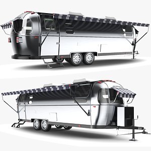 Detailed Airstream Trailer