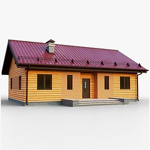 3D gameready house 1 type