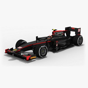 rapax formula 2 season 3D model