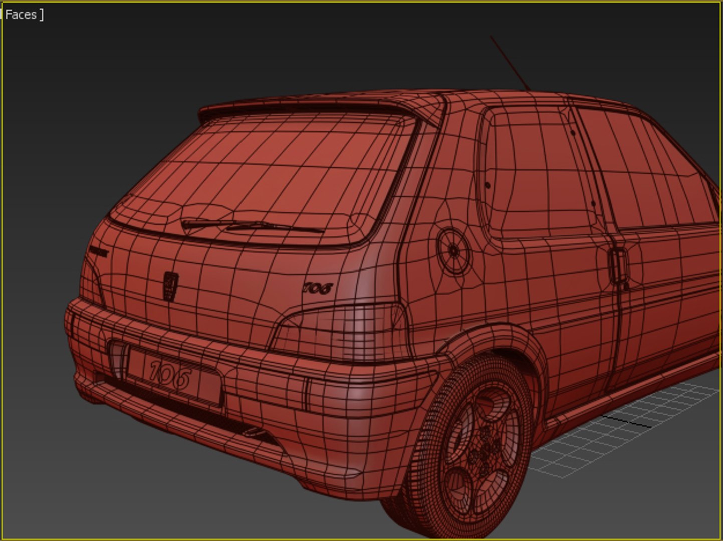 STL file Peugeot 106 rally grid 🚙・Template to download and 3D print・Cults