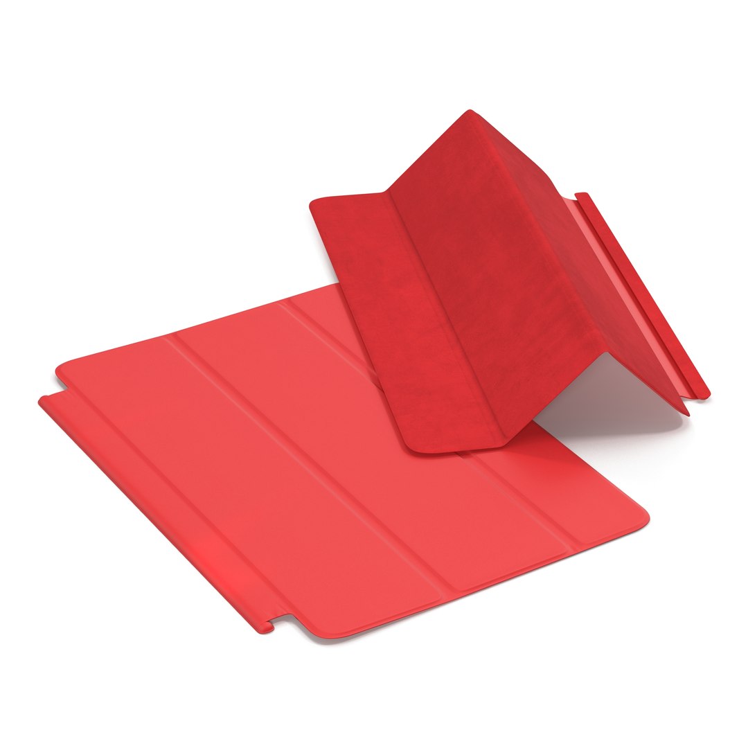 Apple Smart Cover Mini Red 3D Model preview