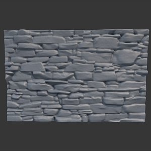 Rock Wall 13 model
