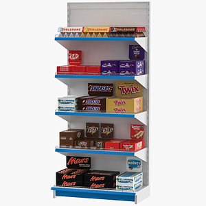 Supermarket Chocolate Shelves