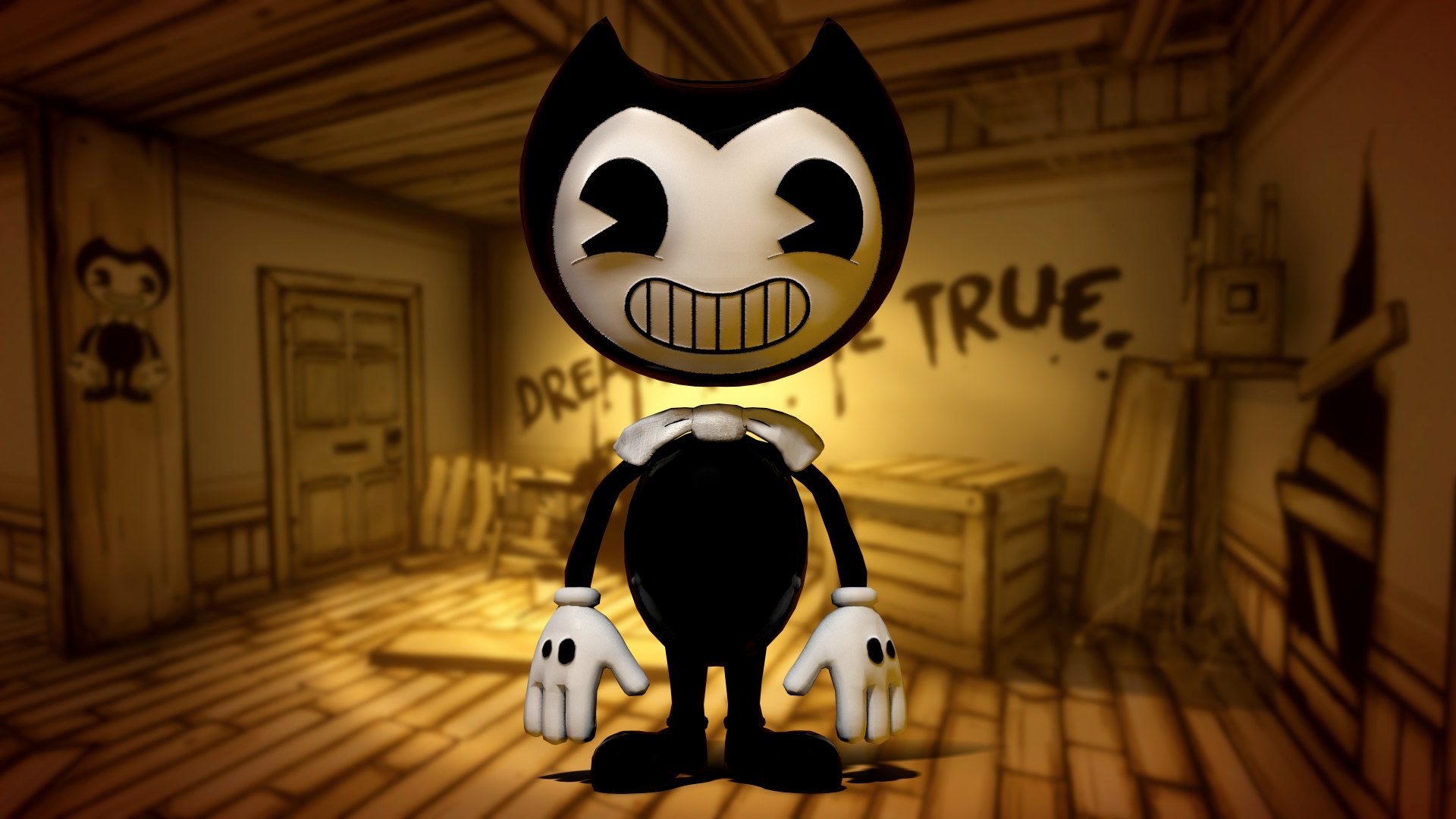 Bendy Popular Horror 3D Model - TurboSquid 1443234