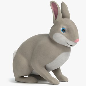 cartoon rabbit 2 3D