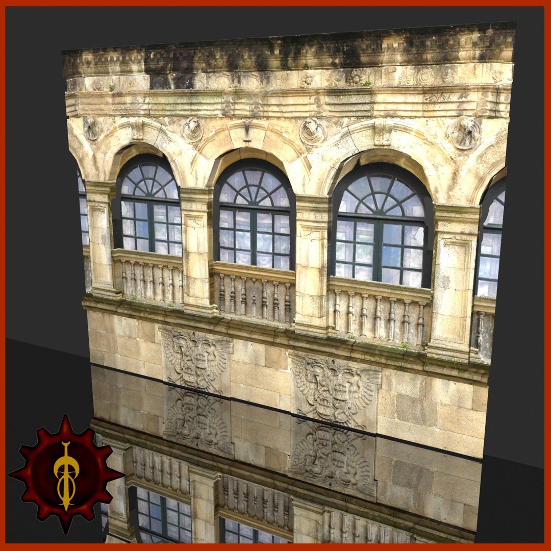 tileable wall 3d model