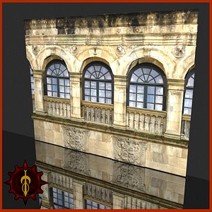 tileable wall 3d model