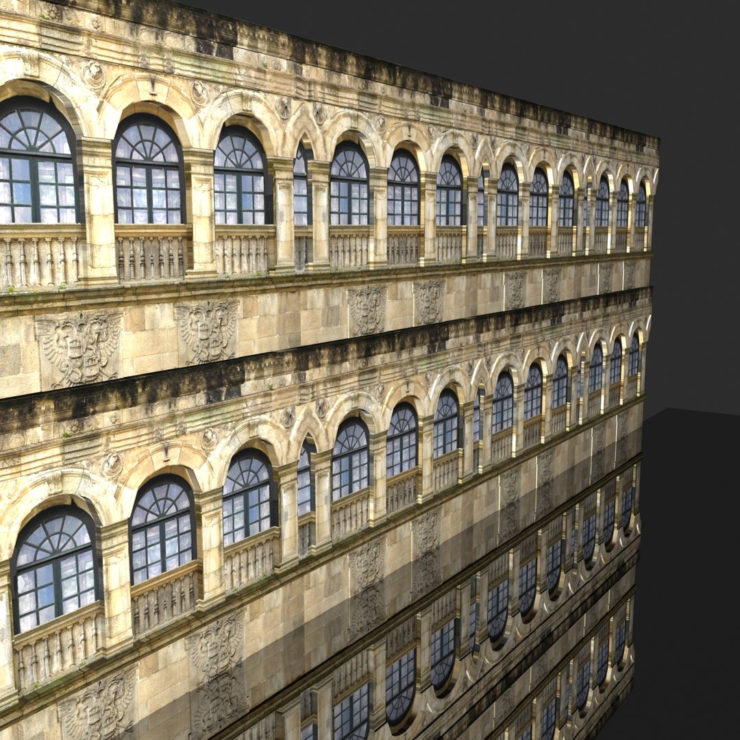 tileable wall 3d model