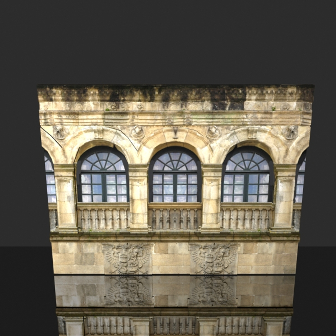 tileable wall 3d model