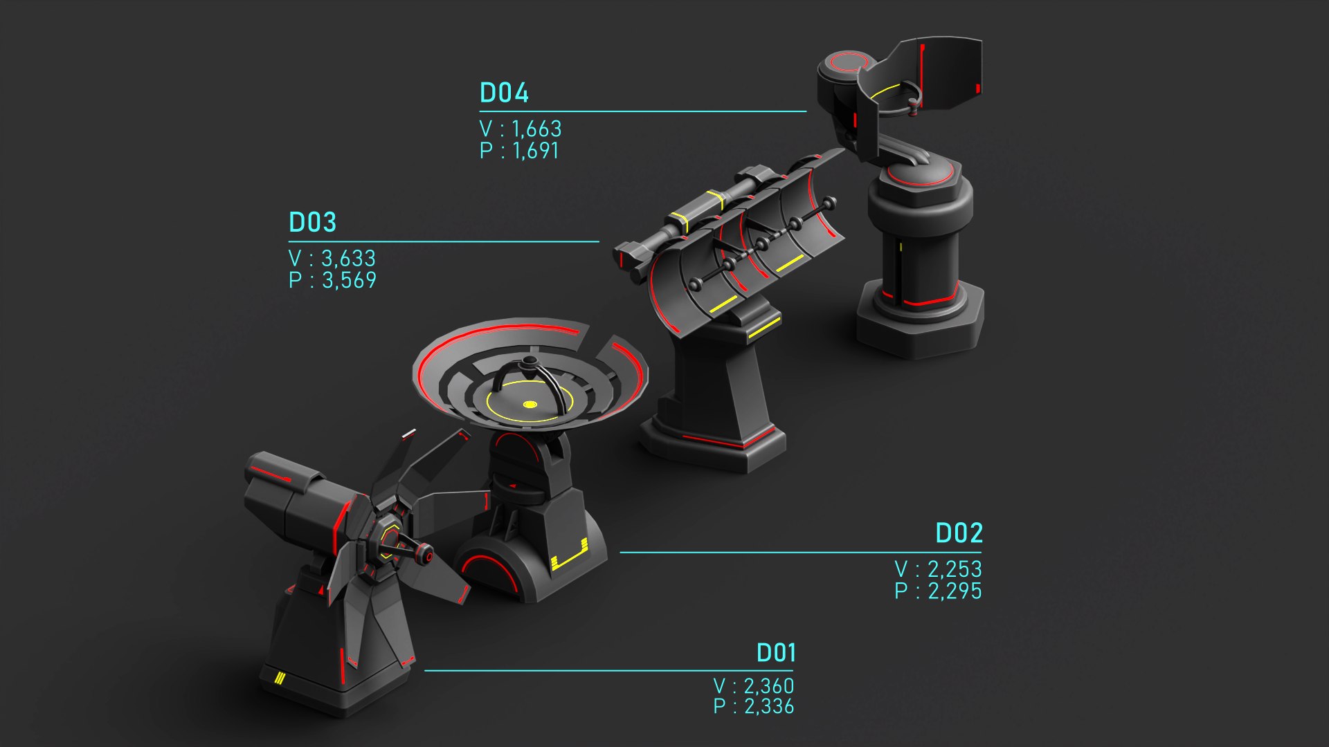 Radar Pack 3D model - TurboSquid 1857302