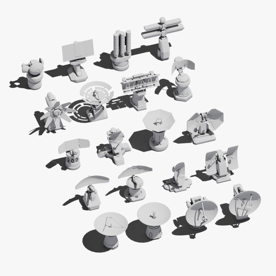 Radar Pack 3D model - TurboSquid 1857302