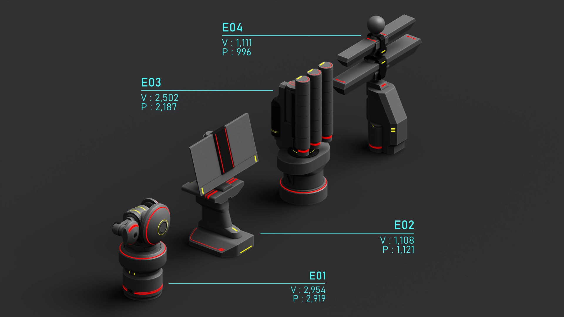 Radar Pack 3D model - TurboSquid 1857302