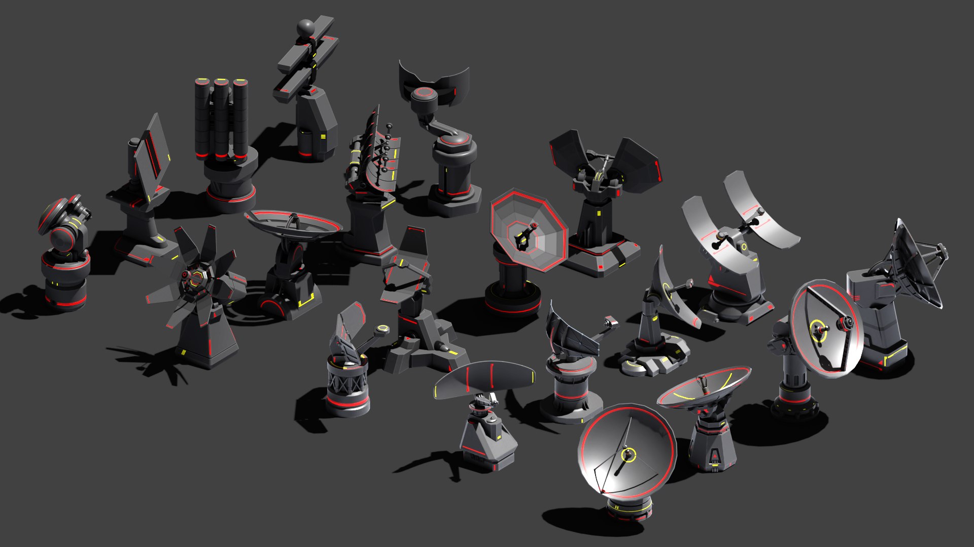 Radar Pack 3D model - TurboSquid 1857302