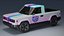 Camión Slate EV DJ Purple 2027, modelo 3D