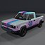 Camión Slate EV DJ Purple 2027, modelo 3D