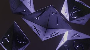 DIAMOND DICE 8 Faces PROP - Rogue Film Productions