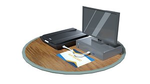 Scanner Office Lowpoly 3D model