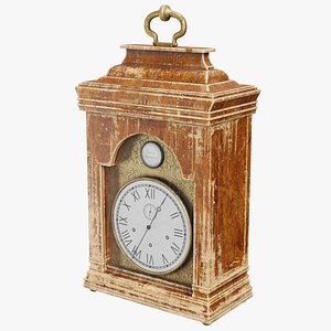3D GrandfatherClock 02 c