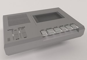 3d tape recorder cassette