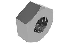 hexagonal metric nut dxf