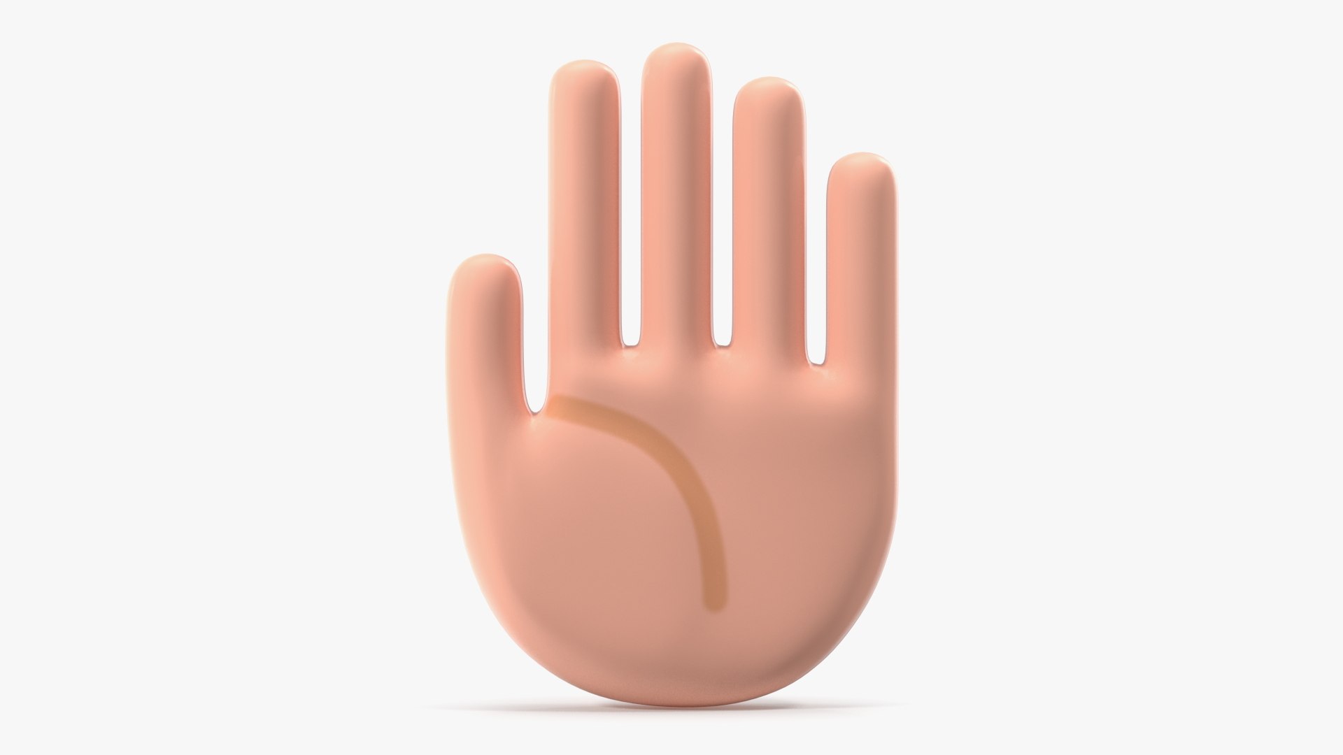 3D model Raised Hand Emoji - TurboSquid 1867999