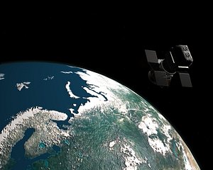 cinema4d satellite earth