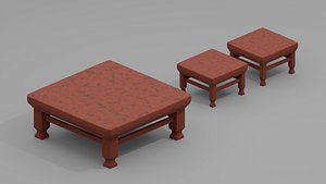 Modern Chinese Style Table 3D