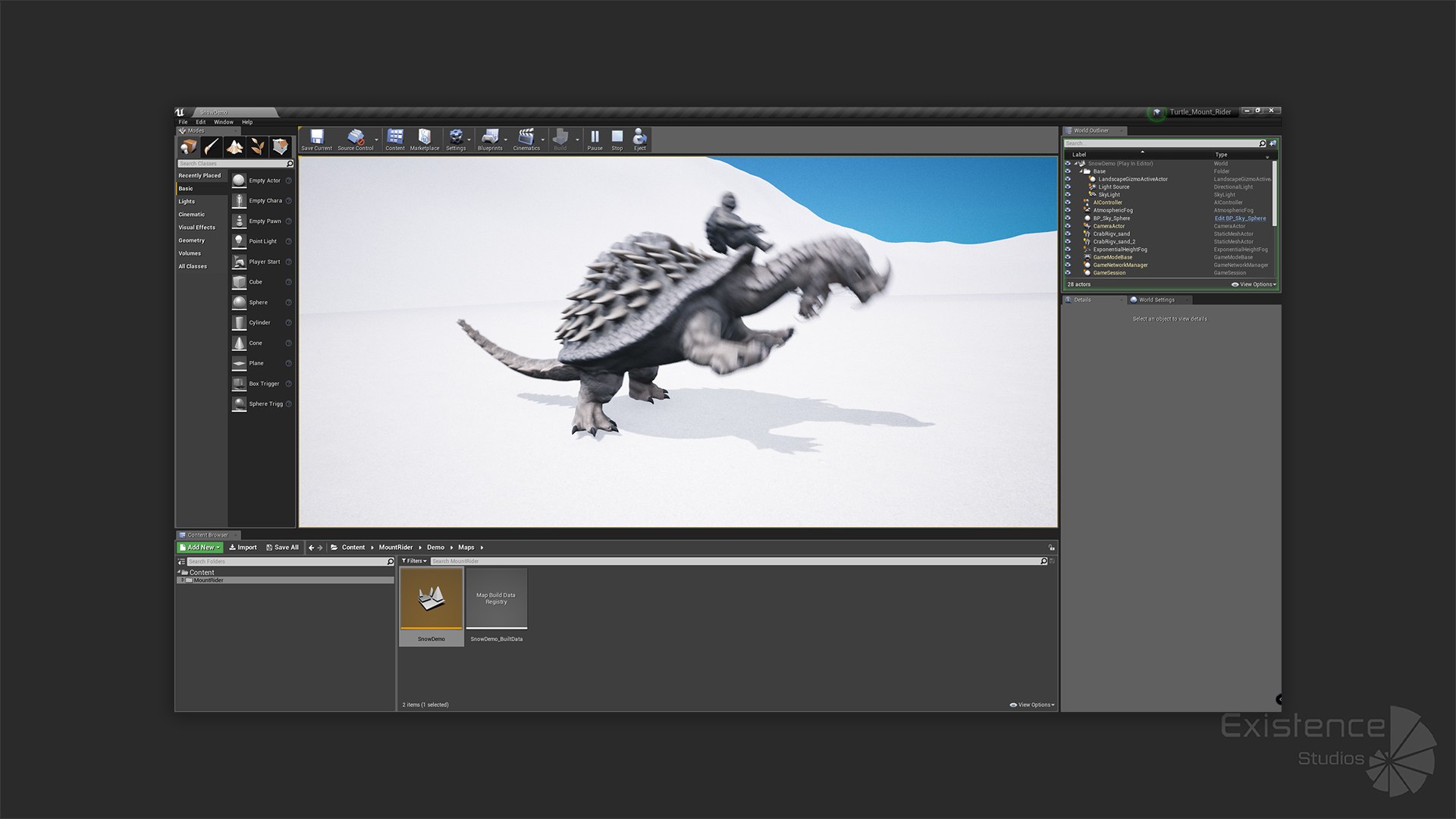 3D Turtles Mount Rider - Tortilla Ryder - Model - Creature Animated ...