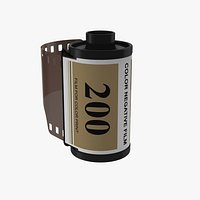 35mm Film Roll Gold