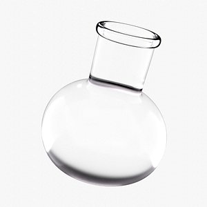 3D Round Bottomed Flask