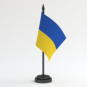 3D model Table Flag Ukraine