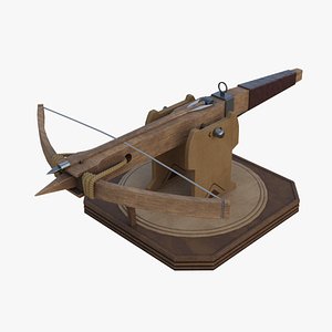 Mounted Crossbow 3D model